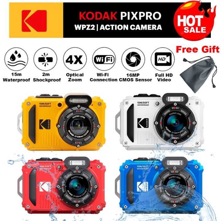 Kodak PIXPRO WPZ2 Rugged Waterproof 16MP Digital Camera
