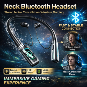 Wireless Bluetooth Earphones With Smart Noise Cancelling/HD Digital Display/Chip/Sport Waterproof For Outdoor Gym Gaming/Karaoke Enthusiasts Adults