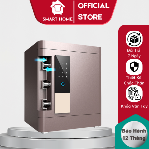 Két sắt điện tử thông minh Smart home có chế độ đóng cửa tự động giúp chống cháy chống trộm an toàn bảo mật 46*38*32 cm