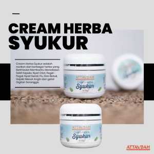 CREAM HERBA SYUKUR AT-TAUBAH Obat Masuk Angin Nyeri otot nyeri sendi dan gatal gigit serangga