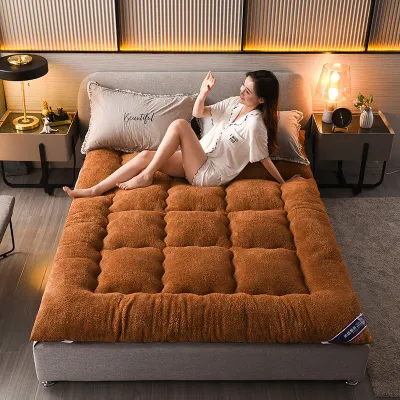 Tatami Mattress Topper Thicken Cotton Mattresses Student Dormitory Mattress Single Double Queen King Size