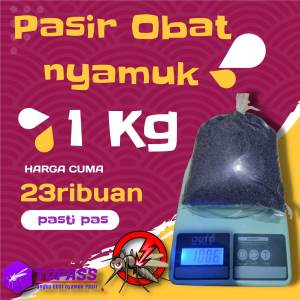 TERMURAH..... Pasir Ajaib Magic Anti Nyamuk Refill Lavender 1kg Tanpa Tungku Nyamuk
