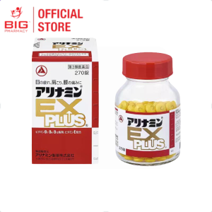 Limited-Time Offer  BIG Pharmacy  Takeda Alinamin EX Plus 270 tablets明武田制药EX PLUS 维生素B解决 腰酸背痛舒缓眼睛疲劳 腰酸背痛 武田制药工业 合利他命