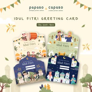 Kartu Ucapan Lebaran/Kartu Idul Fitri/Greeting Card/Eid Mubarak