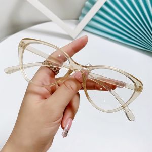 Vintage Cat Eye Anti Radiation Glasses For Women Men Small Frame Anti-blue Light Eye Protection Eyewear