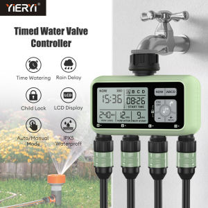 Yieryi Multifunctional Timing Water valve Controller with multiple interfaces suitable for garden courtyard lawn potted planting