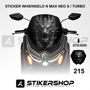 stiker whiensield - visor - tameng - variasi motor n max neo s - turbo gambar keren 209 - 216
