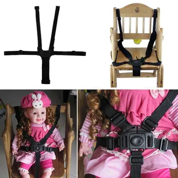 1PC Universal Baby Seat Belt 5 Point Harness Belt Adjustable Kid Safe Strap Travel Clip Strap