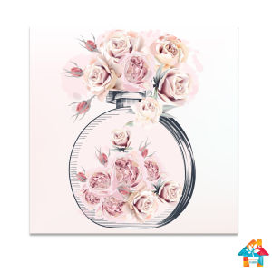 RUNABEE HIASAN DINDING KAYU FASHION AND PARFUM WALL DECOR PAJANGAN KAYU POSTER DEKORASI RUMAH