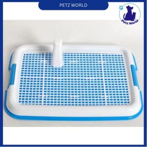 Indoor Dog Toilet with Training Pad Holder Stand Potty Training Spray