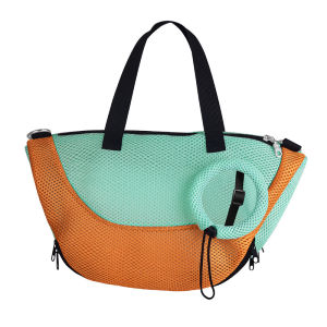 Hateli Xách Tay Mèo Túi tắm lưới bền Mèo Con Chó Con Tắm Chải Chuốt Túi Với Có Thể Điều Chỉnh Dải chống xước mang ngoài trời Túi