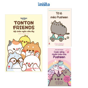 Sách - Tớ Là Mèo Pusheen Cuộc Sống Muôn Màu Của Pusheen Hội chân ngắn siêu lầy - Tặng Kèm Sticker - Kim Đồng