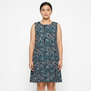 Exclusive Loose Dress (Free Size) - A-Line Dress - 100% Geniune Handmade Batik - Hand-Stamped