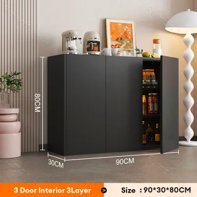 Simple Sideboard Microwave Cabinet Combination Cabinet wooden Storage Cabinet Simple Storage Cabinet