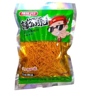 ล่าเถียว ขนมล่าเถียวแบบกรุบๆ  ขนมขบเคี้ยวที่นิยมของชาวจีน