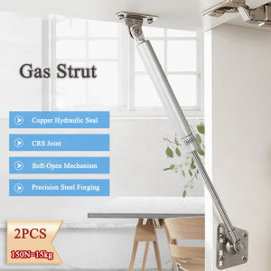 FFEEKK โช๊คอัพไฮดรอลิค (2 แพ็ค) นิวเมติกสนับสนุนแท่งเฟอร์นิเจอร์ตู้ประตูฤดูใบไม้ผลิปิดบานพับไฮดรอลิกแก๊สสไลด์ลิฟท์ป๋อเตียงสนับสนุนร็อดพลิกขึ้นวงเล็บ