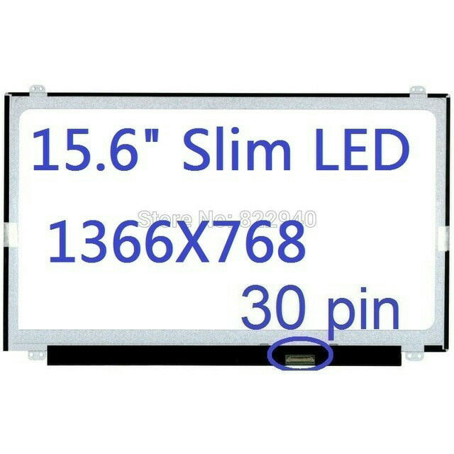 Écran LCD LED 15,6" 1366x768 De Remplacement Pour Lenovo G50-80 - Avec Câble 30 Pins Et Fixations - Neuf, Garantie 1 An