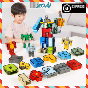 Bộ số biến hình Siêu nhân Robot biến hình Đồ chơi siêu nhân biến hình Rô bốt đồ chơi Đồ chơi lắp ráp cực hấp dẫn cho trẻ em