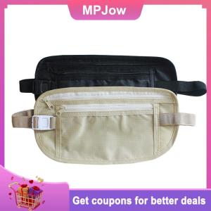【MPJow】 1PC Invisible Travel Waist Packs Waist Pouch for Passport Money Belt Bag Hidden Security Wallet Casual Bag For Men Women