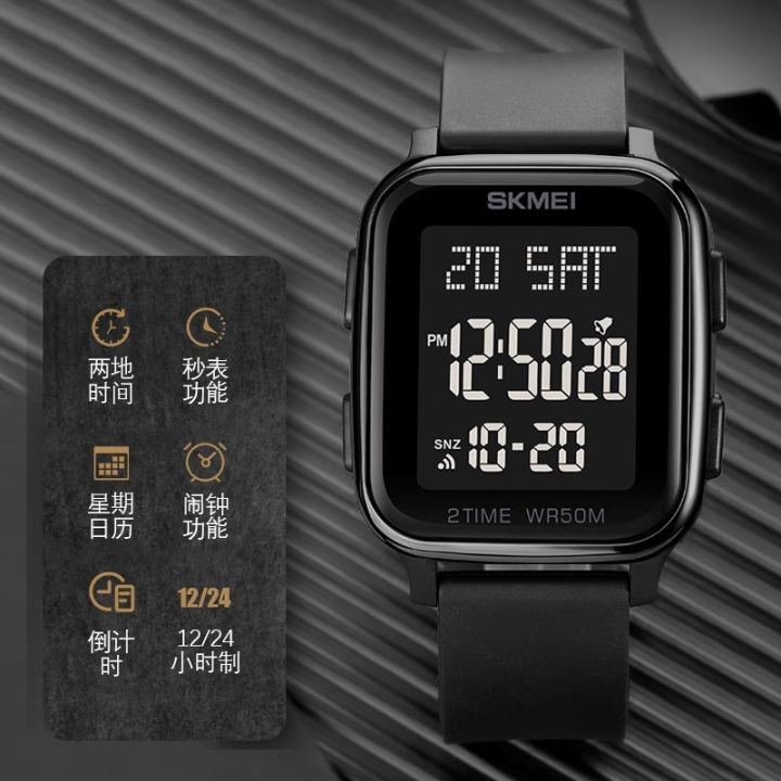 Student%20Men's%20Girls%20Teenagers%20Sports%20Waterproof%20Luminous%20Electronic%20Watch%20Children's%20Watch%20Multi-Function%20Men's%20Watch%20-%20Image%202