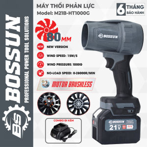 Máy thổi bụi Phản Lực BOSSUN M21B-HT1000G Máy cầm tay mini Động Cơ Không Chổi Than