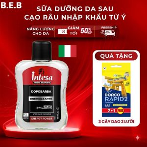 Sữa Dưỡng Da Nam Sau Cạo Intesa 100ml TẶNG Dao Cạo Râu Hàn Quốc