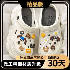 [Free Shipping] TikTok Shopeva WomenS Summer Thick-Soled Height-Increasing Outdoor Sandals With Pearl And Rhinestone Embellishments Non-Slip Beach Shoes