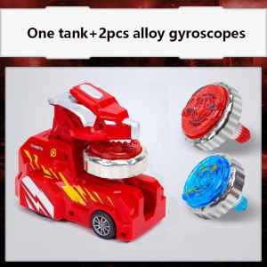 Childrens dinosaur beyblade toy chariot Luminous rotary gyro war toy