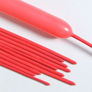 SHUAIAN Balon Latex Twist Pentil Macaron Balon Panjang Pastel Isi 100 Pcs