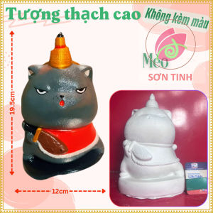 Tượng thạch cao Cừu Vui Vẻ M66 (Không kèm màu) Bé Tô Màu Tô Tượng decor