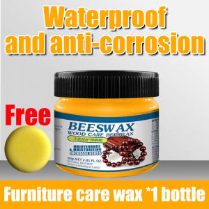 【Refund Guaranteed】🐝keep bright for 10 years🐝 Natural beeswax wood polish Lifespan increased by 100 years bee wax for wood Deep protection harmless furniture beeswax wood protection oil Can be used for furniture wood and collectibles 保养蜂蜡