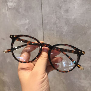 Anti-radiation Frame Computer Glasses Women Blue light filter Round Leopard Optical Glasses Eyeglasses - Lazada