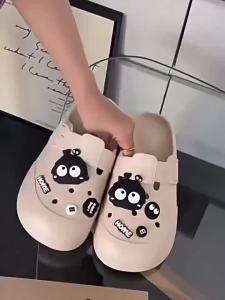 [Free Shipping] 2026 New Model Half-Slipper Eva Shoes for Indoor and Outdoor Wear Slip-On Clogs Without Heel Versatile and Cute Cartoon Design