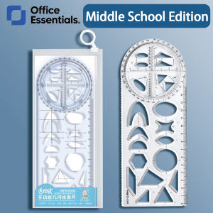 Multi-functional Geometric Rotating Ruler Students use Mathematics Painting Multipurpose Ruler