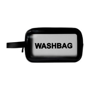 Trendy Store-T40 Tas Kosmetik Transparant WASHBAG Pouch Kosmetikl / Dompet Kosmetik Toiletry