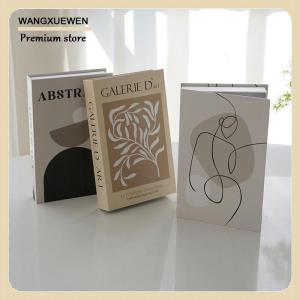 [COD] กล่องใส่หนังสือปลอมสุดหรูสำหรับตกแต่งบ้านสไตล์ปารีสของตกแต่งบ้านเครื่องตกแต่งบ้านโต๊ะกาแฟเครื่องประดับห้องนอน