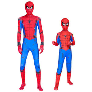 Spider Man Far From Home Costume For Adult Kids Marvel Superhero Bodysuit Jumpsuit Miles Morales Peter Parker Zentai Costume Halloween Party Role Play