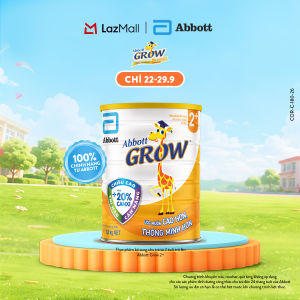 Lon Sữa bột Abbott Grow 2+ 1.6kg