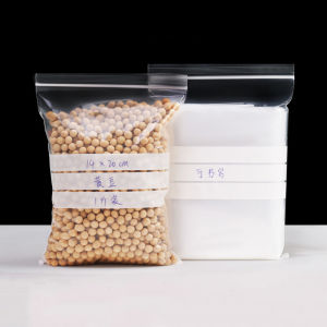 100pcs 12 wire Writing Packaging Remember Note Pouches Plastic Zip Lock Jewelry Bag Write On Seal Self Resealable polythene