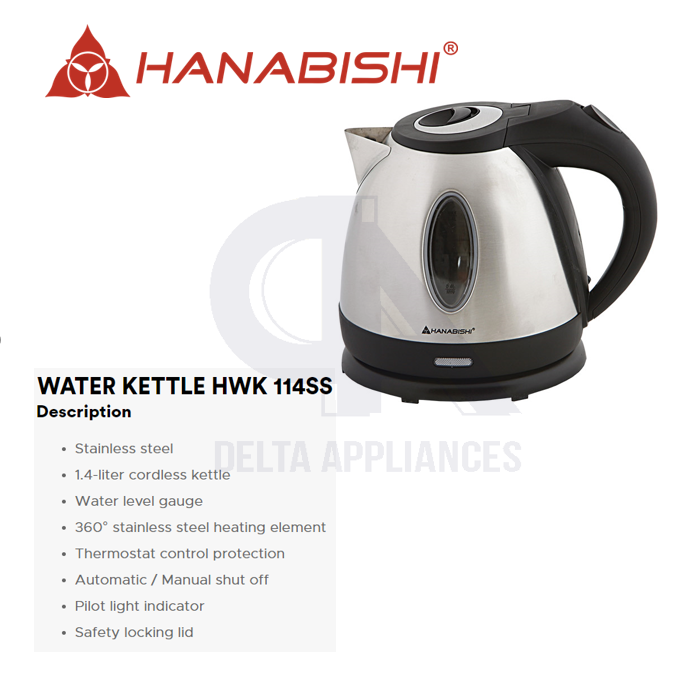 Hanabishi electric outlet kettle