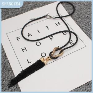 【SHANGZE4】 Đơn Giản Thời Trang Hình Học Đa Năng Tua Dài Mặt Dây Chuyền Vòng Cổ Cho Phụ Nữ Của Sáng Tạo Áo Len Chuỗi Trang Sức Phụ Kiện Quà Tặng