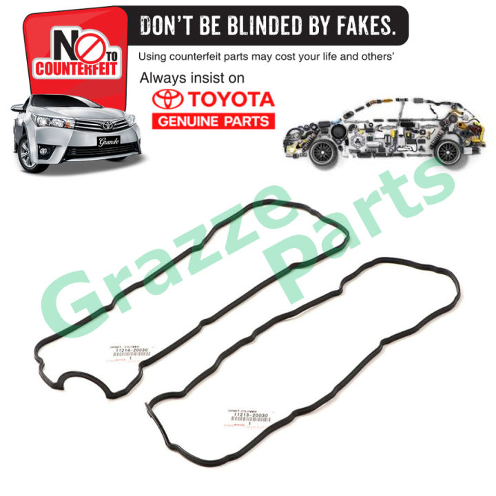 Toyota Original Valve Cover Gasket for 1121320030 + 1121420030 Toyota