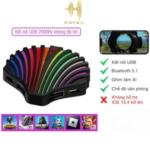 Bộ chuyển đổi Meiying M4 - Thiết bị chuyển đổi bàn phím chuột tích hợp ghìm tâm AI Pubg tốc chiến