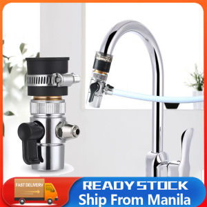 Tube Connector Faucet Adapter Water Purifier Accessories Faucet Switching Valve Three-way Switching Valve Water Separator 2 Points Single Cut Valve Bathroom Valve Filter Nozzle Diverter
