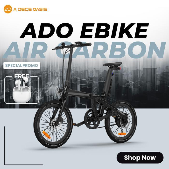 Ado Ebike Air Carbon Smart Bike Folding Electric Bike Sepeda