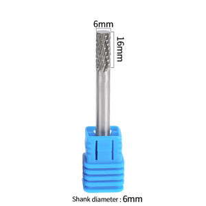 Mata Tuner Porting Besar Burr Cylinder Shape Double Cut Rotary Burr File Double Groove