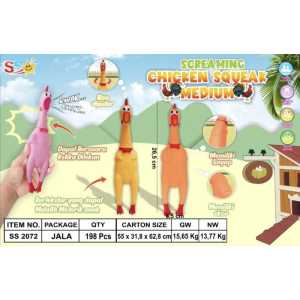 [CIKO] Mainan Ayam Pencet Teriak Ayam Bunyi - Shrilling Screaming Chicken Ayam Teriak