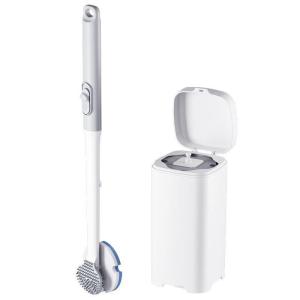 Disposable Toilet Brush No Dead Angle Disposable Household Toilet Cleaning Brush Wall-Mounted Cleaning Brush