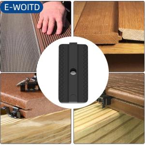 E-WOITD 100 cái kẹp boong Composite khớp đúng kiểu lắp ráp dễ dàng dụng cụ sinh hoạt ngoài trời sân vườn ngoài trời sàn nhà phụ kiện an toàn