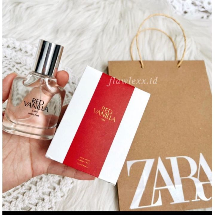 Parfum ZARA RED VANILLA Parfume Best seller Wangi Tahan Lama EUD